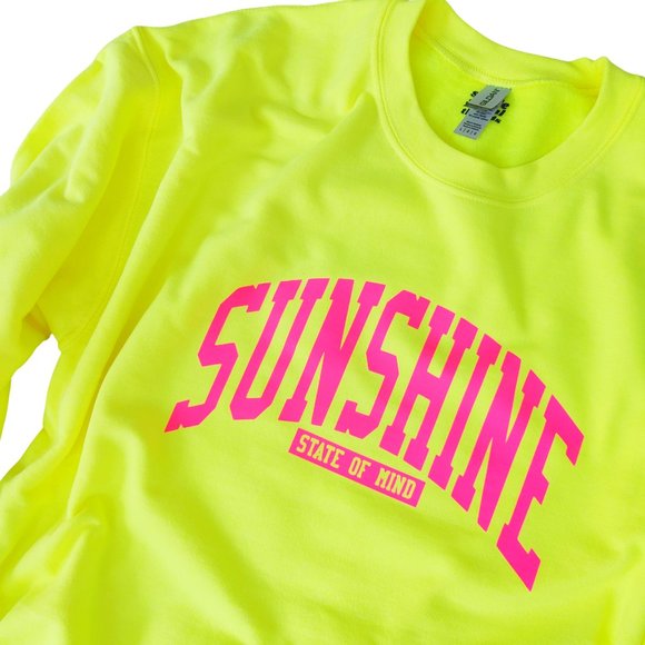 neon sunshine sweatshirt - Picture 4 of 5